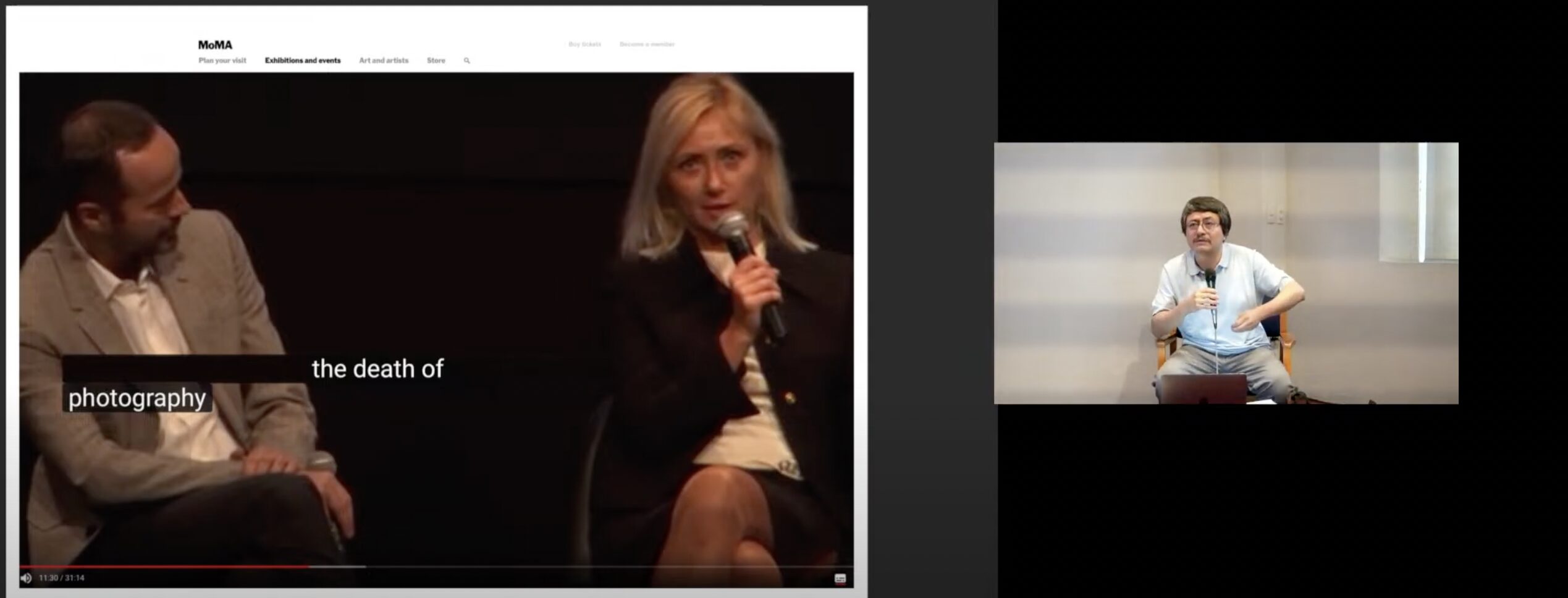 José Luis Cuevas presenta ponencia sobre sobredosis de imágenes en XXI Bienal de Fotografía del Centro de la Imagen